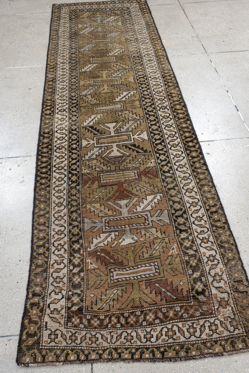 Antique NW Persian Runner Rug (2' x 10')